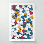 Triphasic pills — dark cinematic art print
