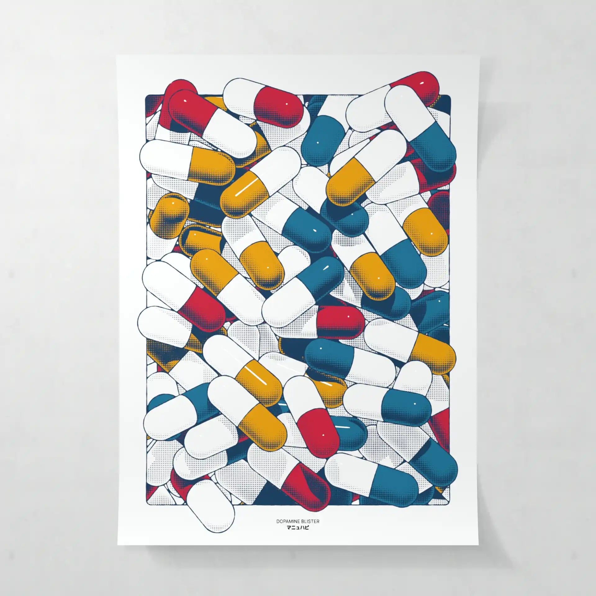 Triphasic pills - Poster - Matte