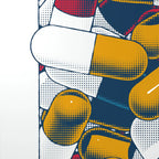 Triphasic pills - Poster - Matte - C Full Color Detail