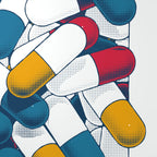 Triphasic pills - Poster - Matte - C Full Color Detail