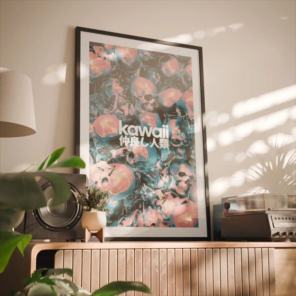 Kawaii Rot - Poster - Matte
