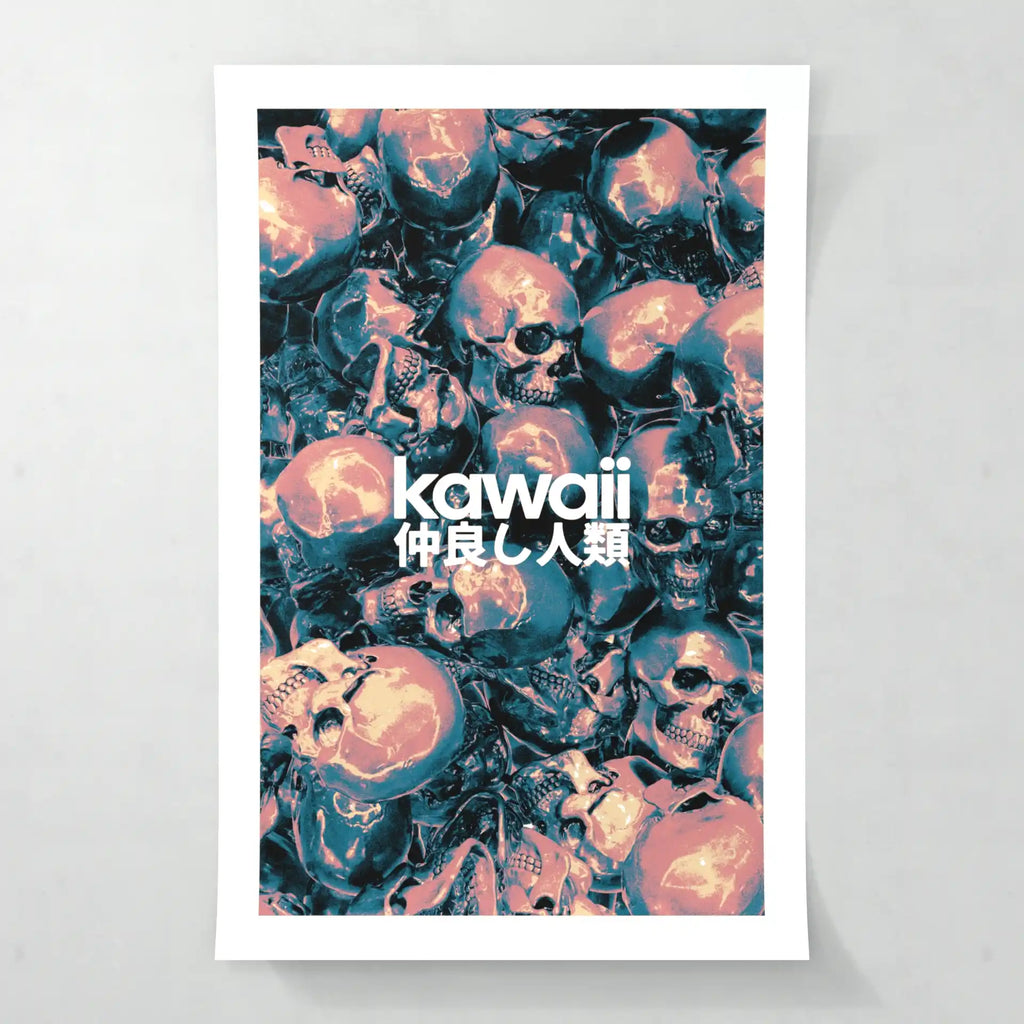 Kawaii Rot - Poster - Matte