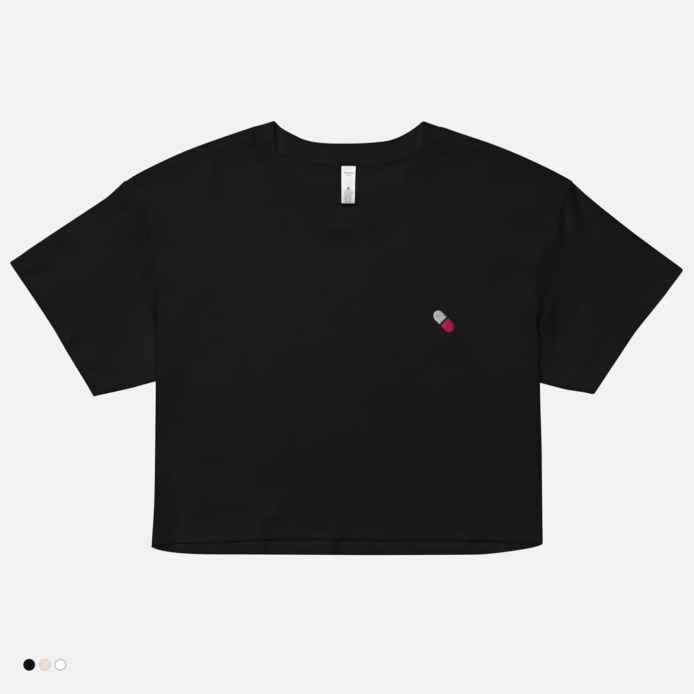 Pill - Crop-Top - Embroidery