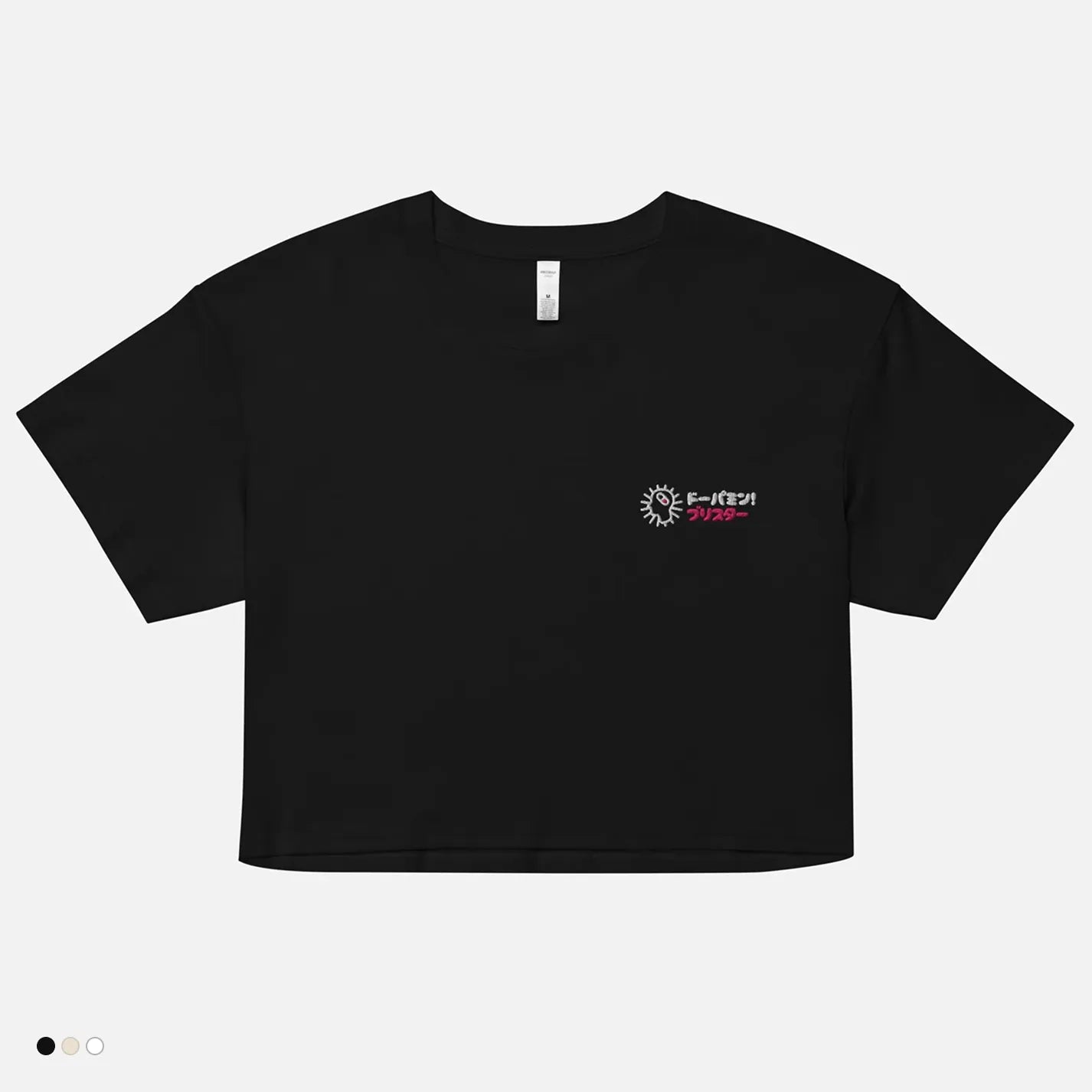 Dopamine Blister logo - Crop-Top - Embroidery