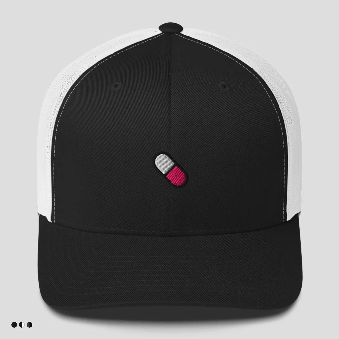 Dopamine pill - Hat - Trucker Cap - Embroidery