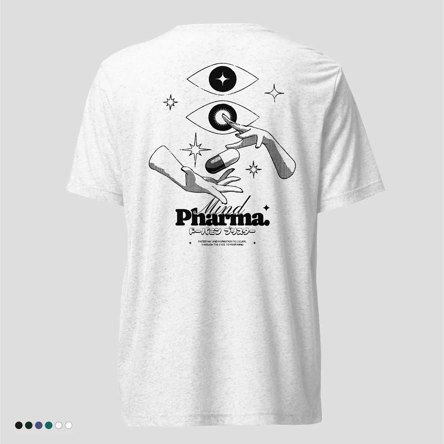 Mind pharma - T-Shirt - Back - Unisex