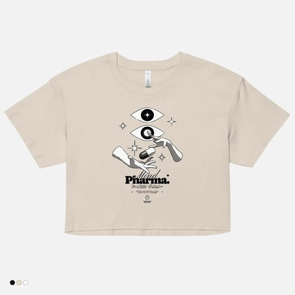 Mind pharma - Crop-Top - Front