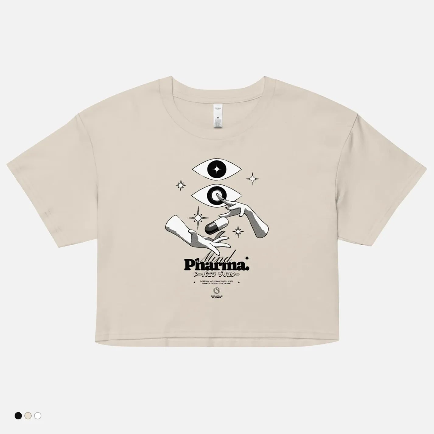 Mind pharma - Crop-Top - Front