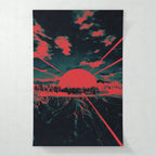 City Fireball — dark cinematic art print