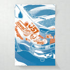 Rear Stickers — dark cinematic art print