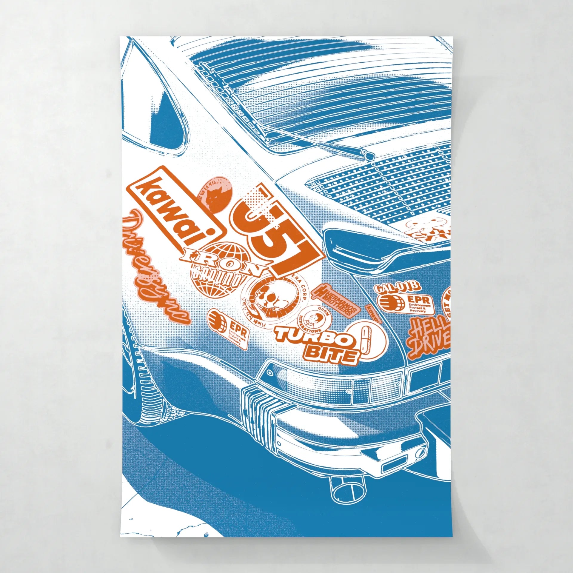 Rear Stickers - Poster - Matte