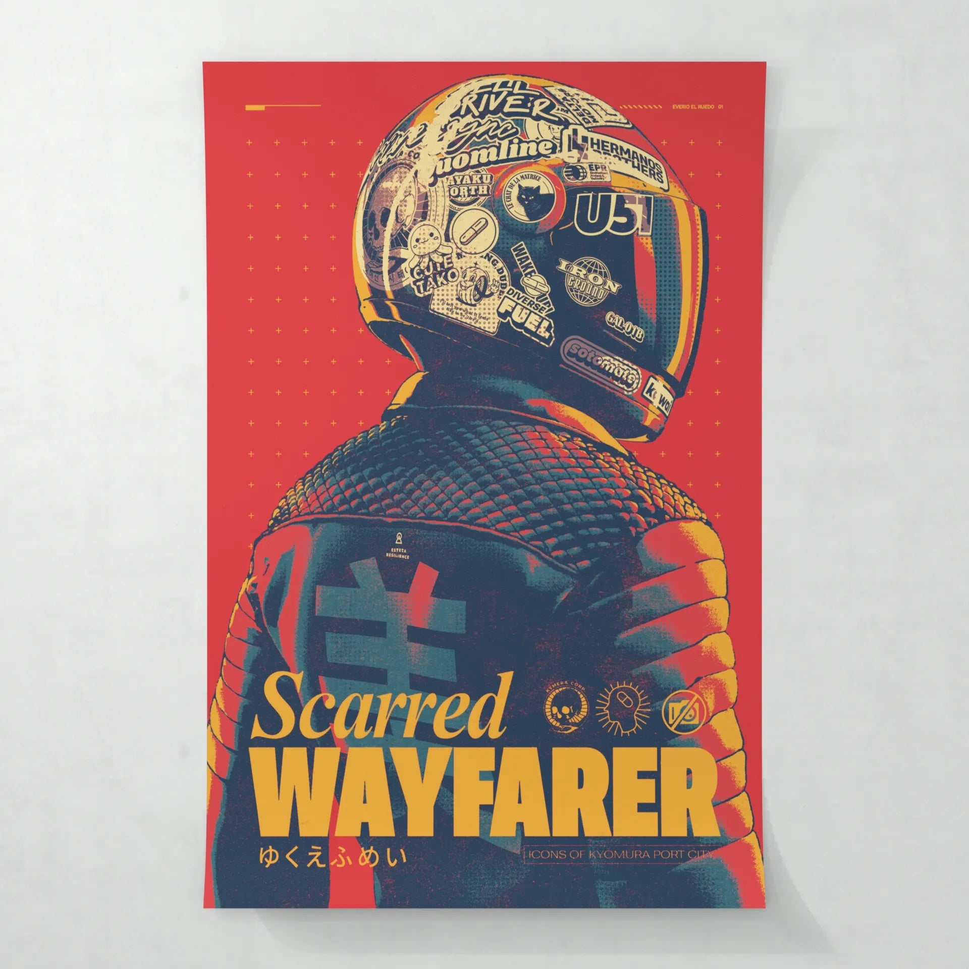 Scarred Wayfarer - Warm - Poster - Matte