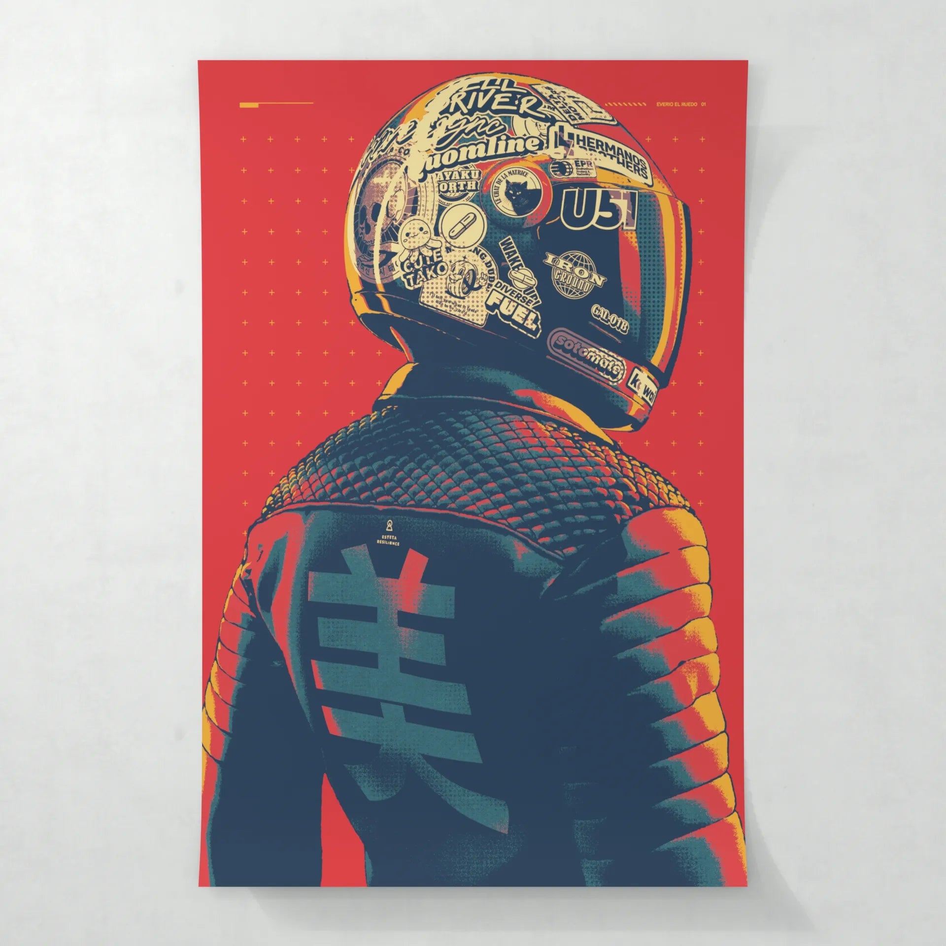 Scarred Wayfarer - Warm - Poster - Matte