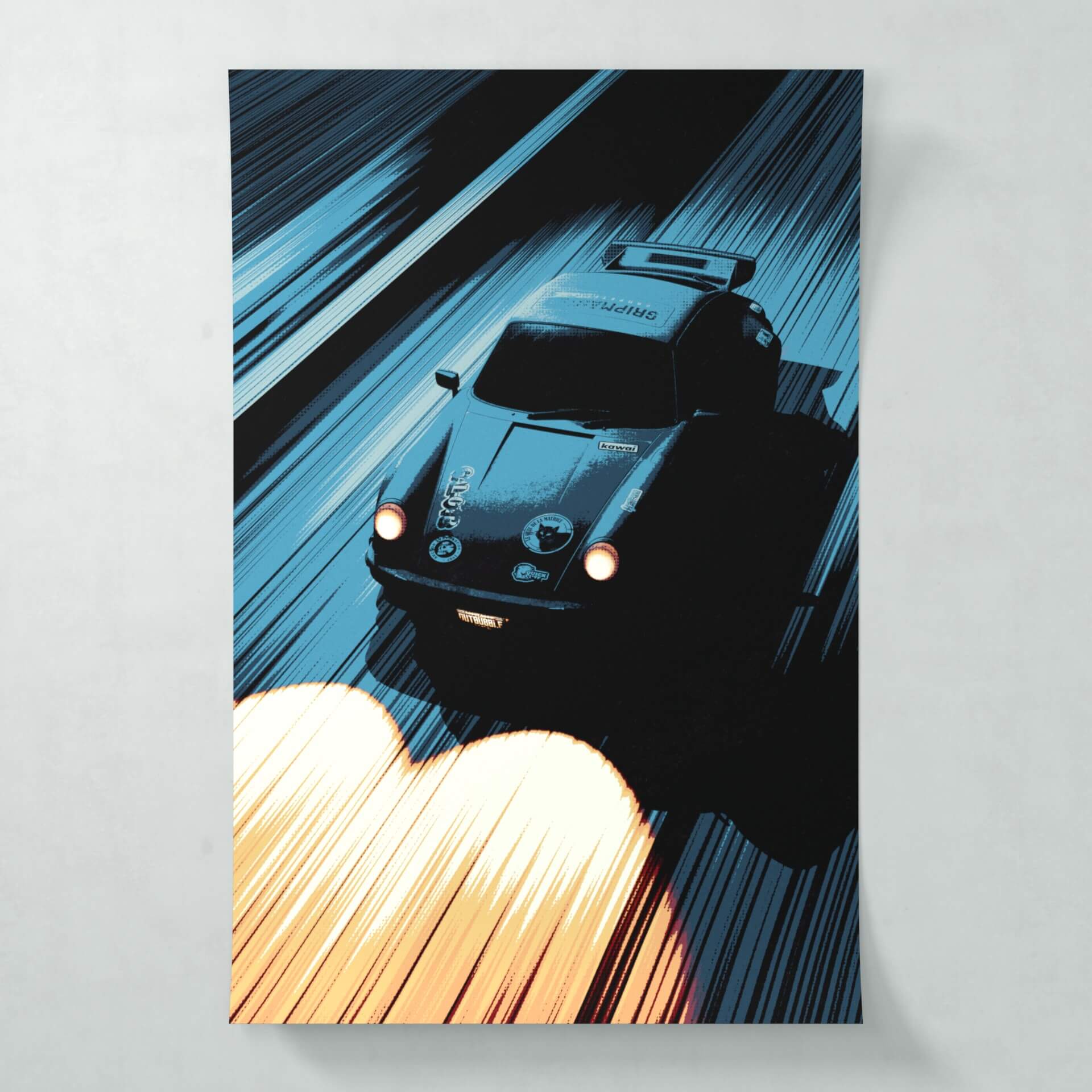 Heading to the edge - Poster - Matte