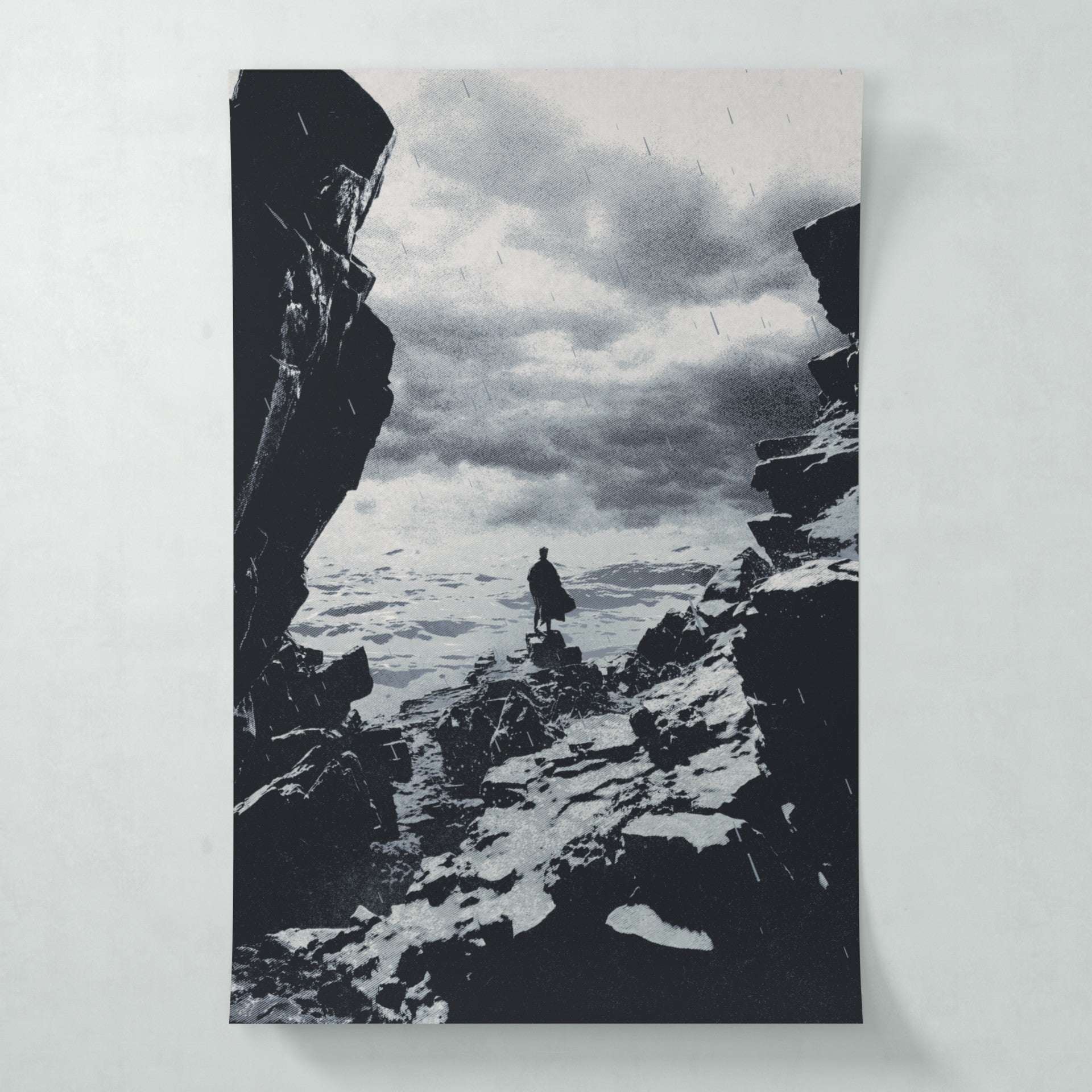 Dark ocean - Poster - Matte