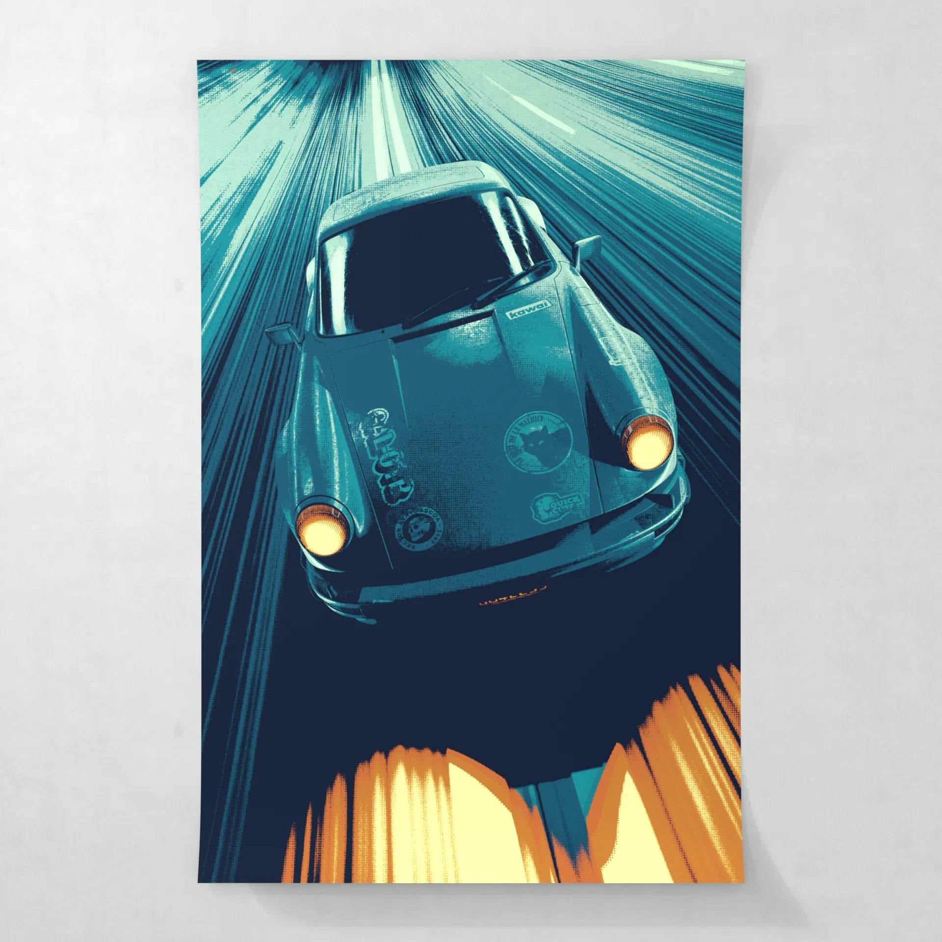 Tunnel Upper Front - Poster - Matte