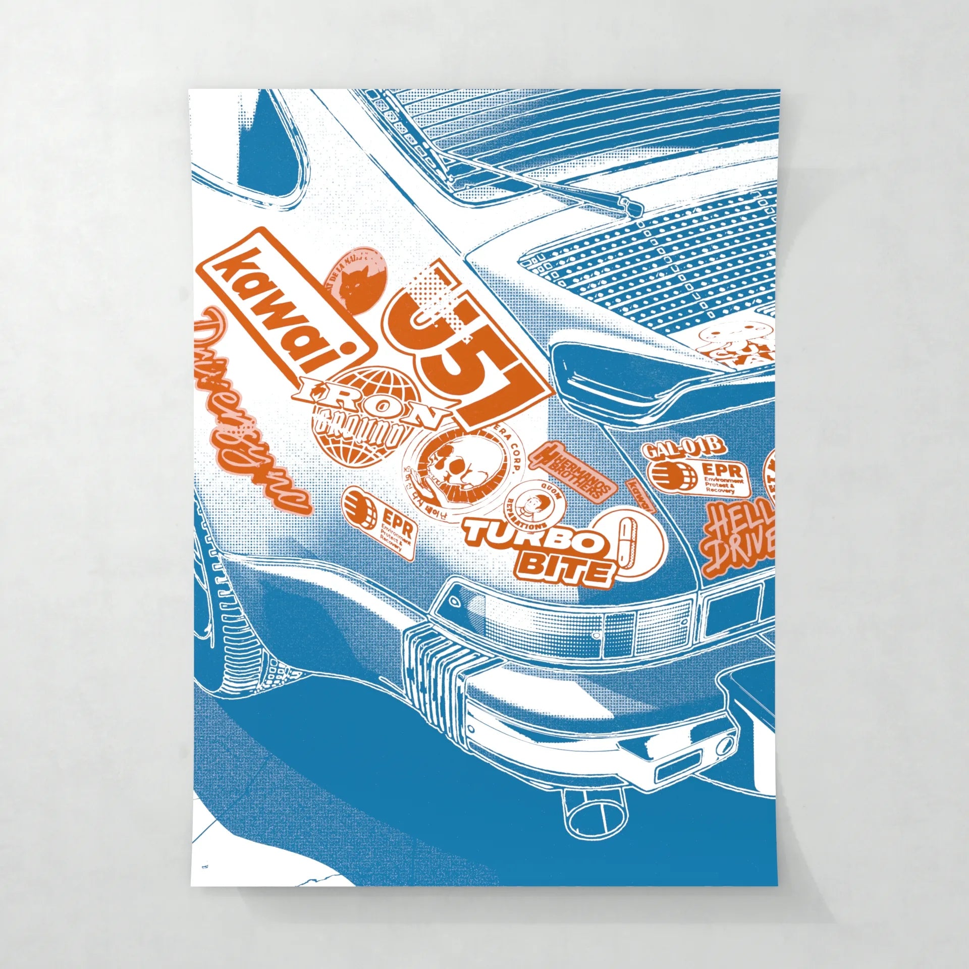 Rear Stickers - Poster - Matte