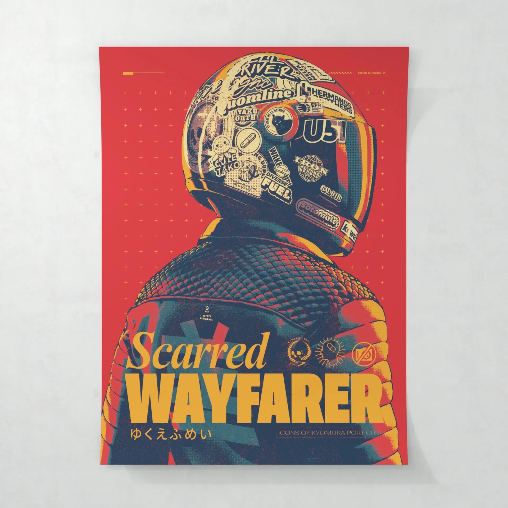 Scarred Wayfarer - Warm - Poster - Matte