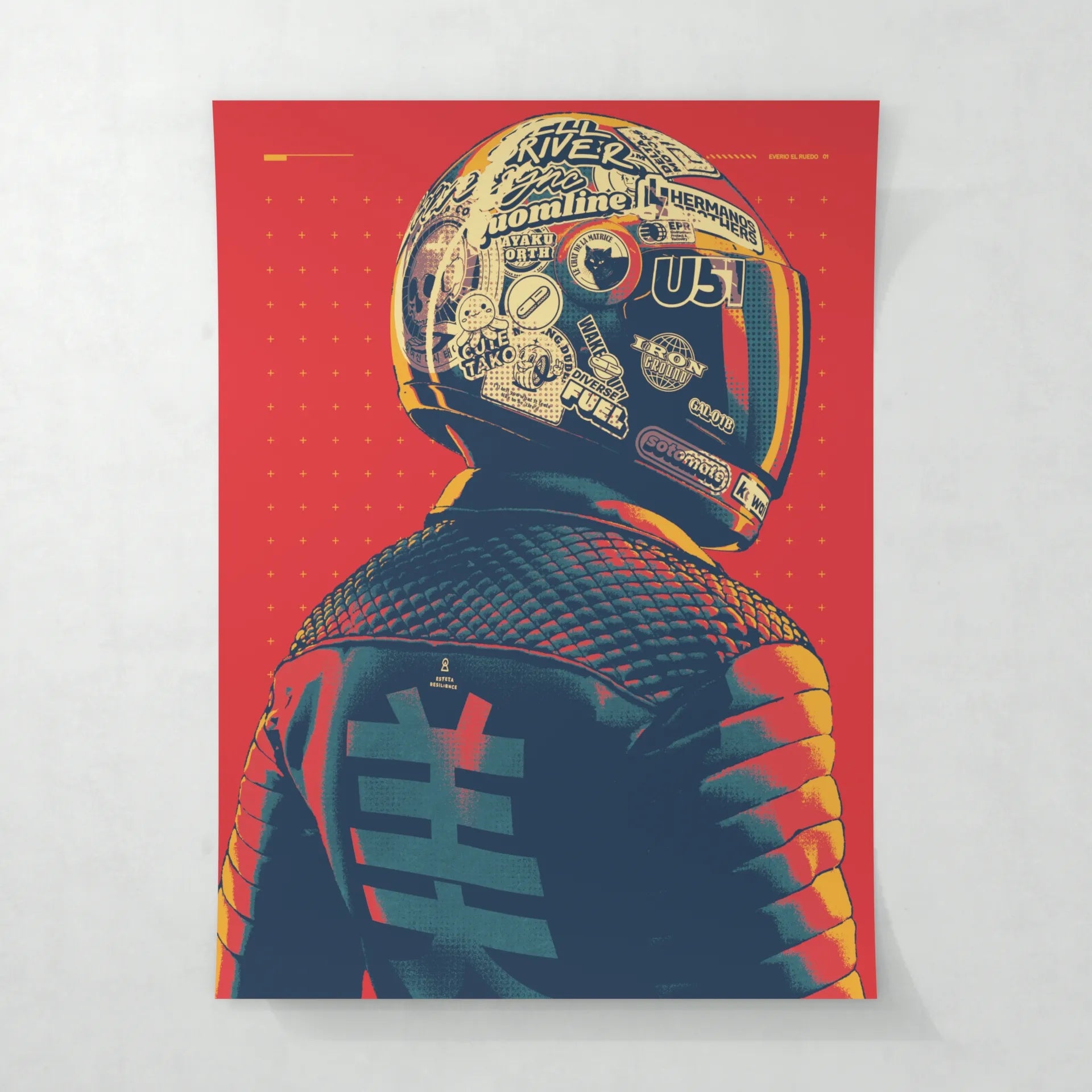 Scarred Wayfarer - Warm - Poster - Matte