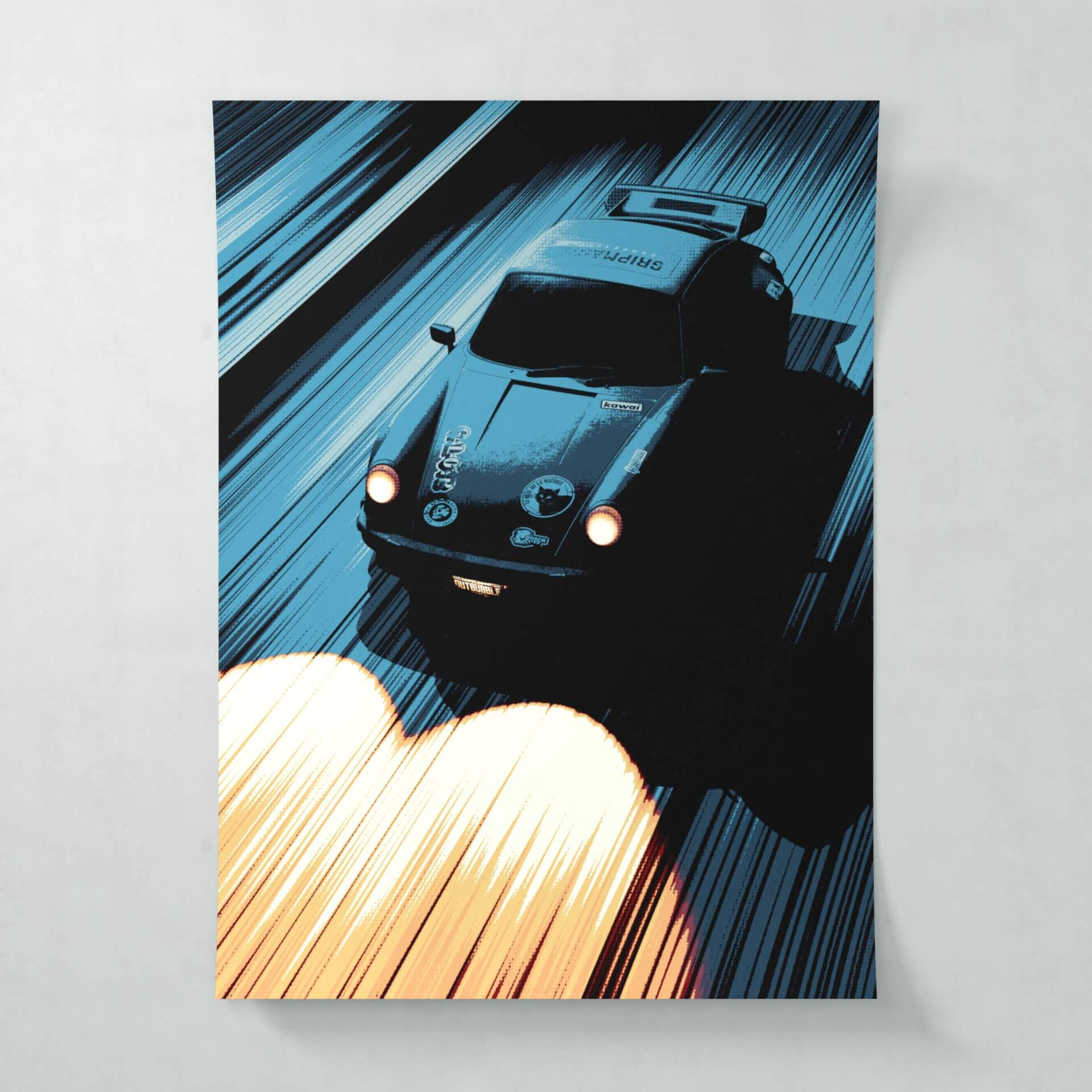 Heading to the edge - Poster - Matte