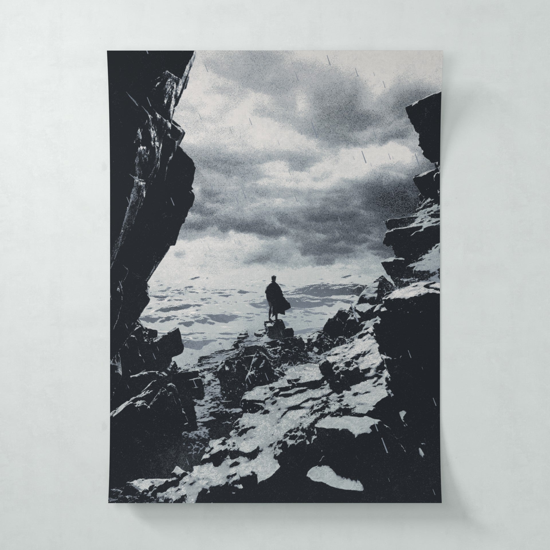 Dark ocean - Poster - Matte
