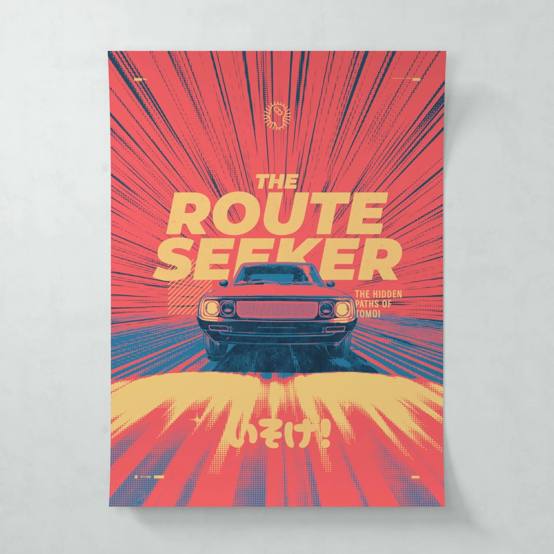 The Route Seeker front - Poster - Matte