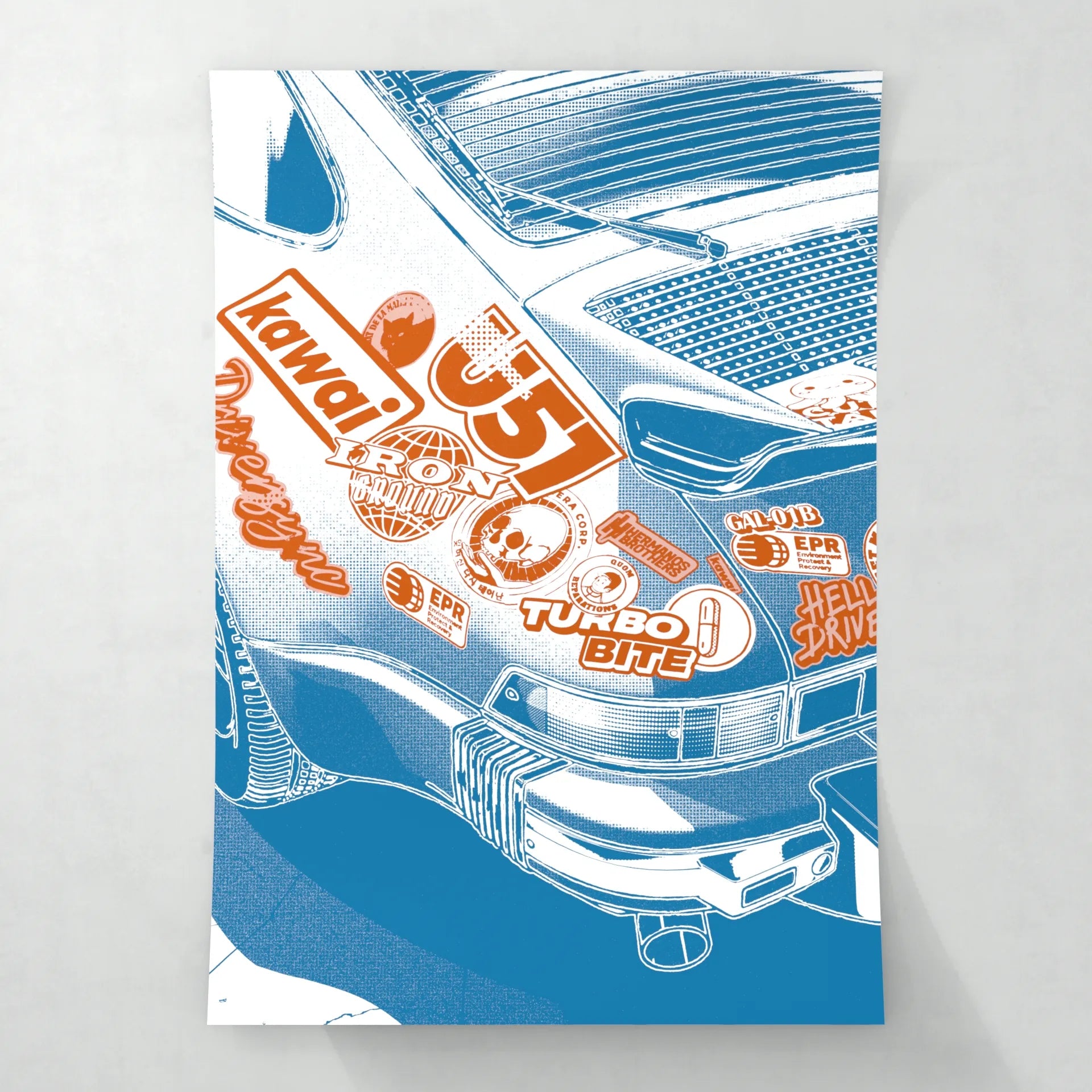 Rear Stickers - Poster - Matte