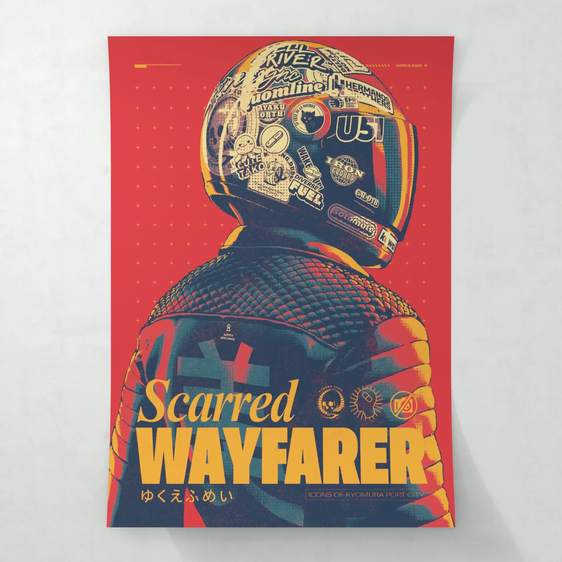 Scarred Wayfarer - Warm - Poster - Matte