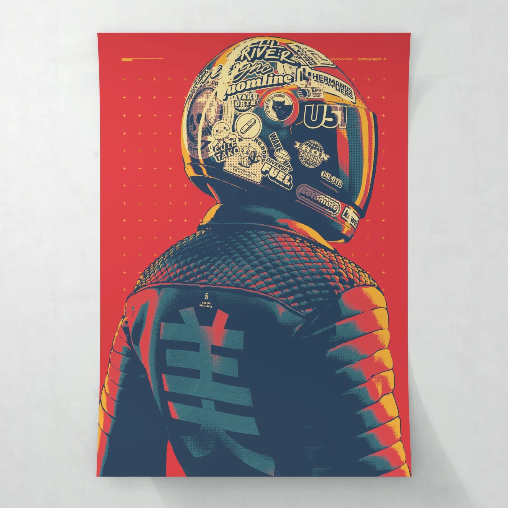 Scarred Wayfarer - Warm - Poster - Matte
