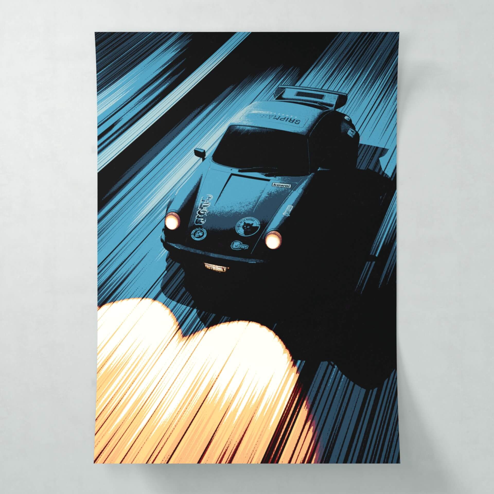 Heading to the edge - Poster - Matte