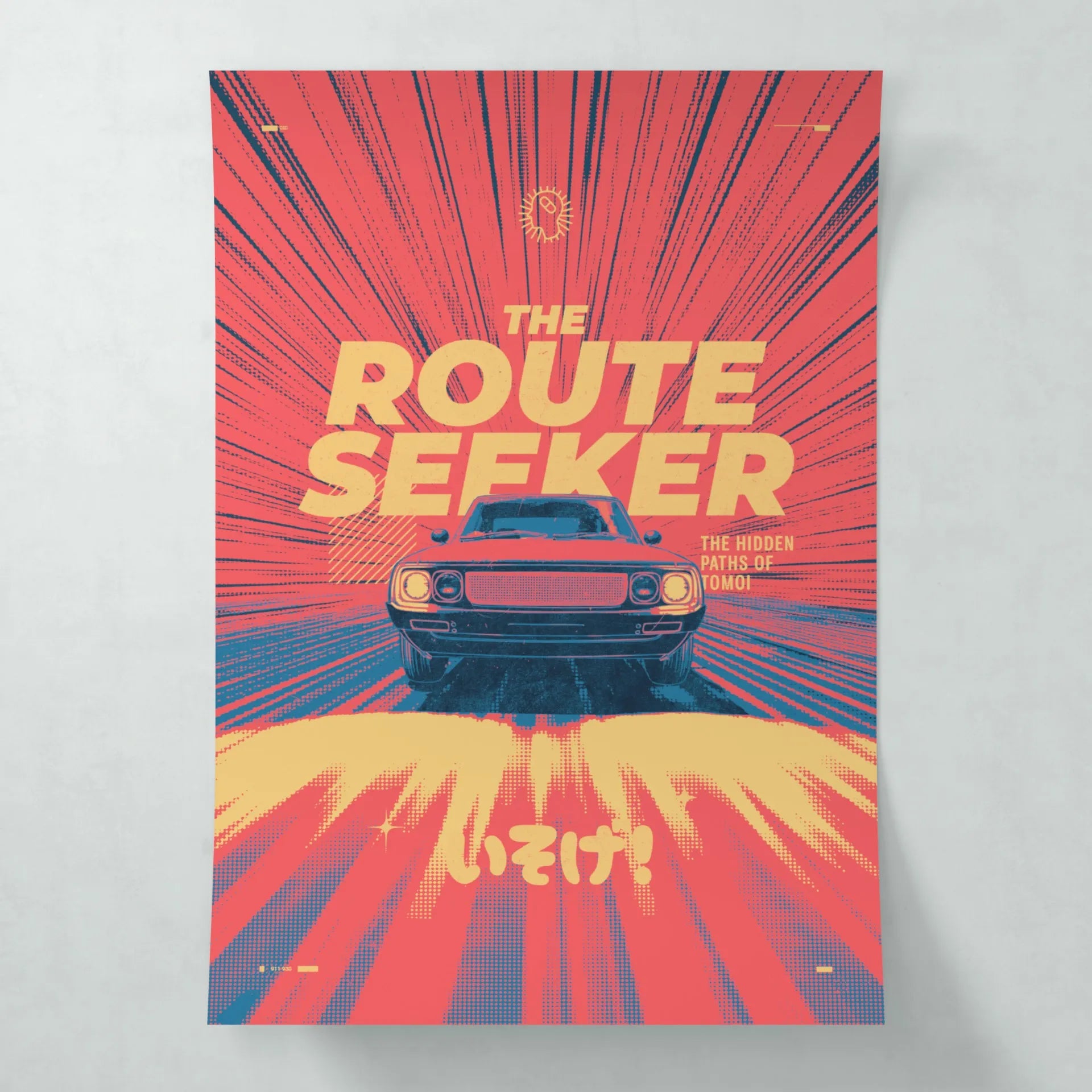 The Route Seeker front - Poster - Matte