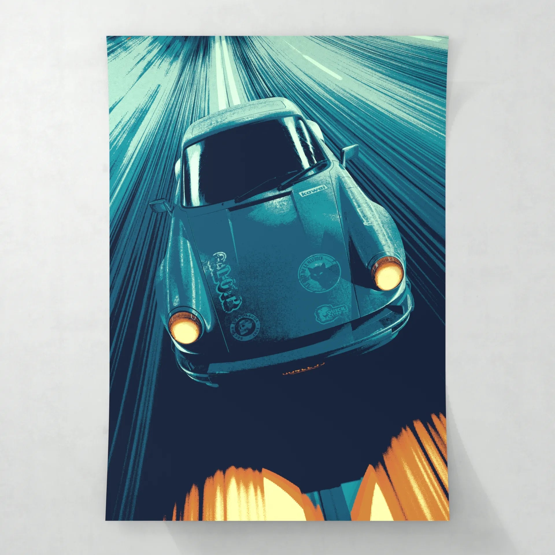 Tunnel Upper Front - Poster - Matte