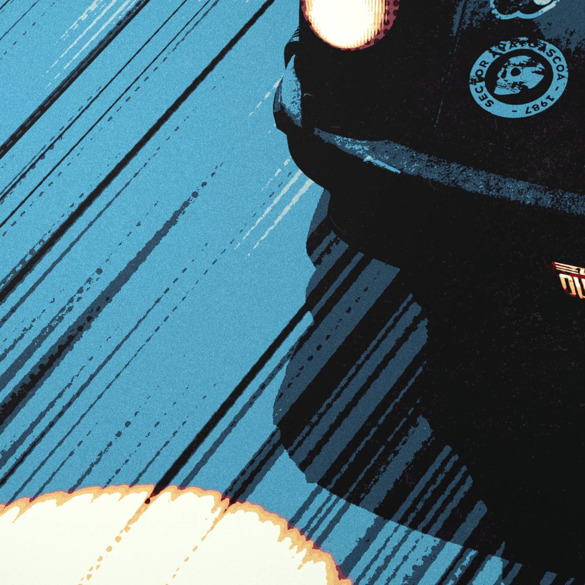 Heading to the edge - Poster - Matte