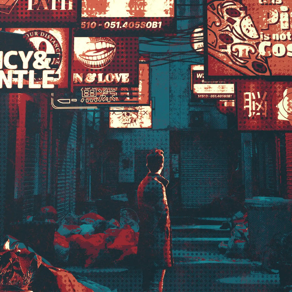 Sign alley - Poster - Matte