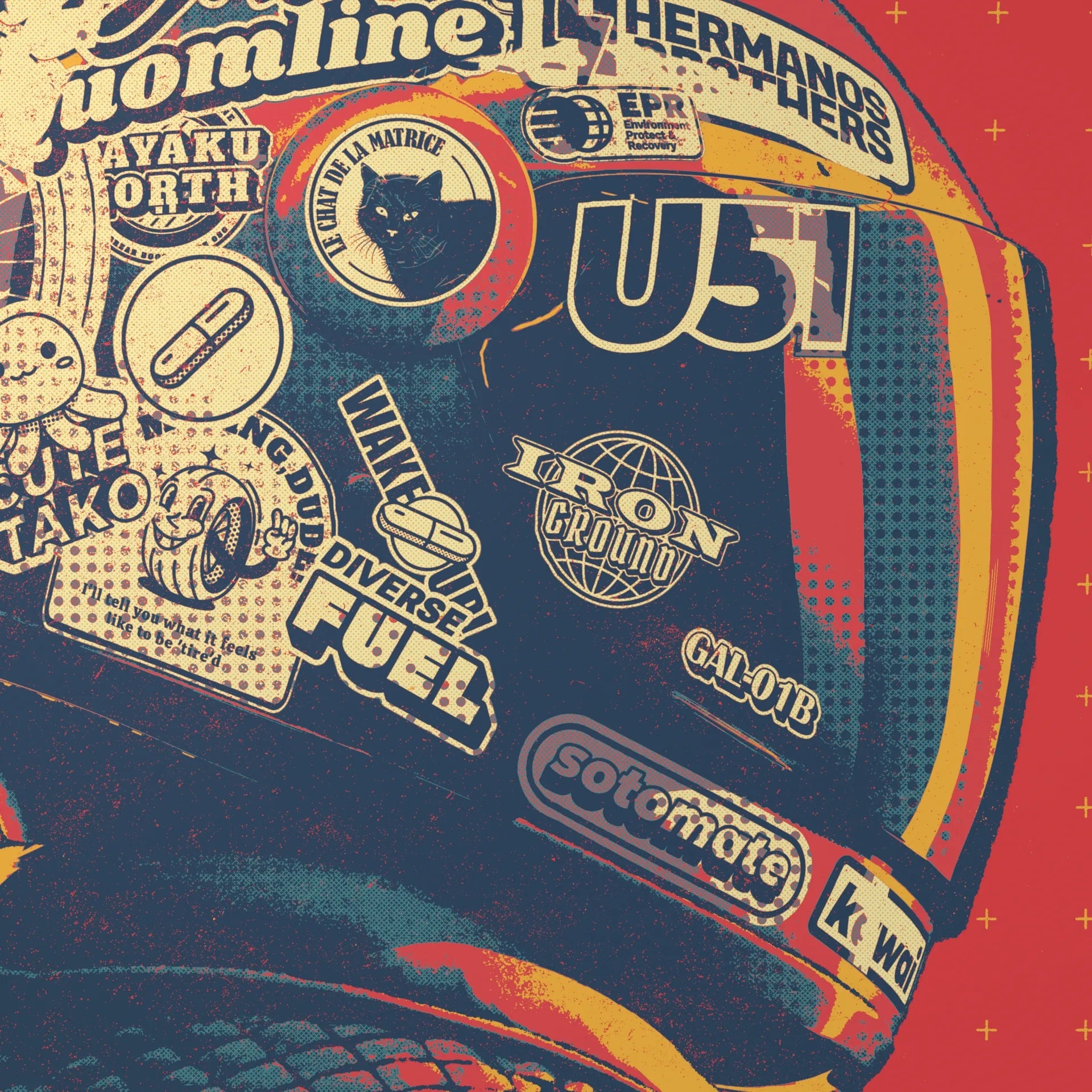 Scarred Wayfarer - Warm - Poster - Matte