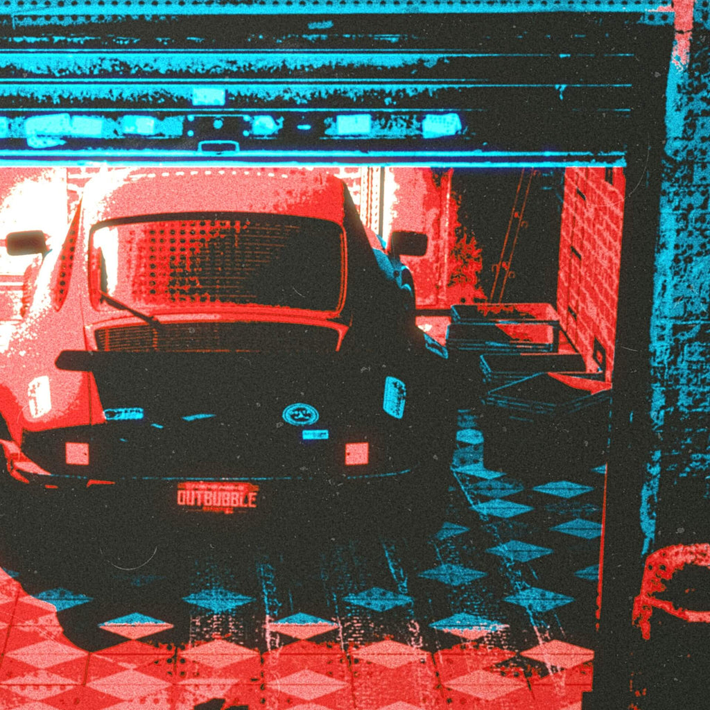 Garage door - Poster - Matte