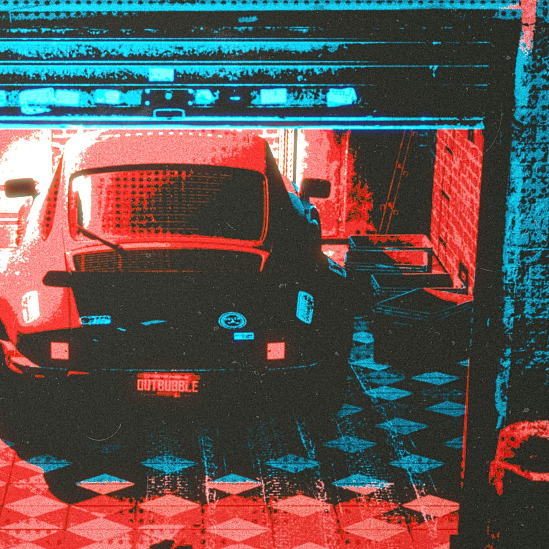 Garage door - Poster - Matte