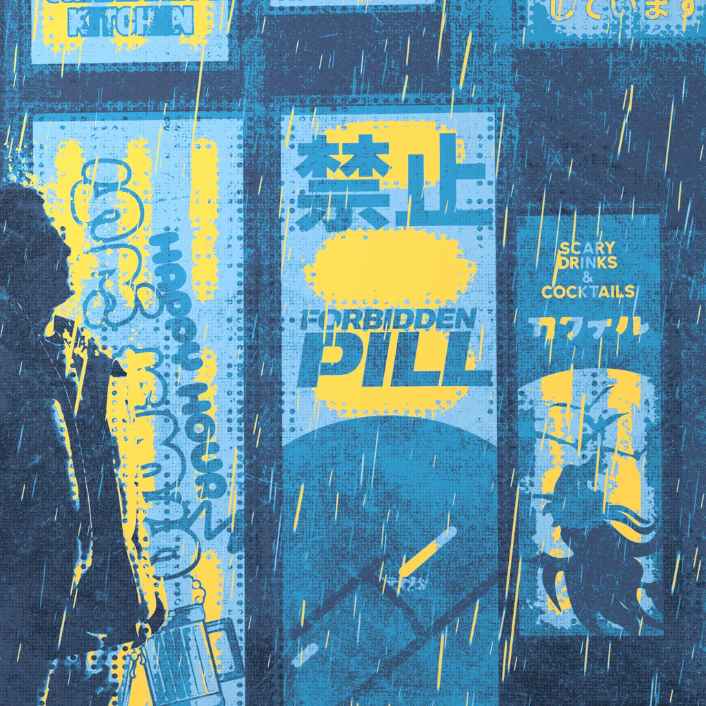 Rainy nostalgia - Poster - Matte